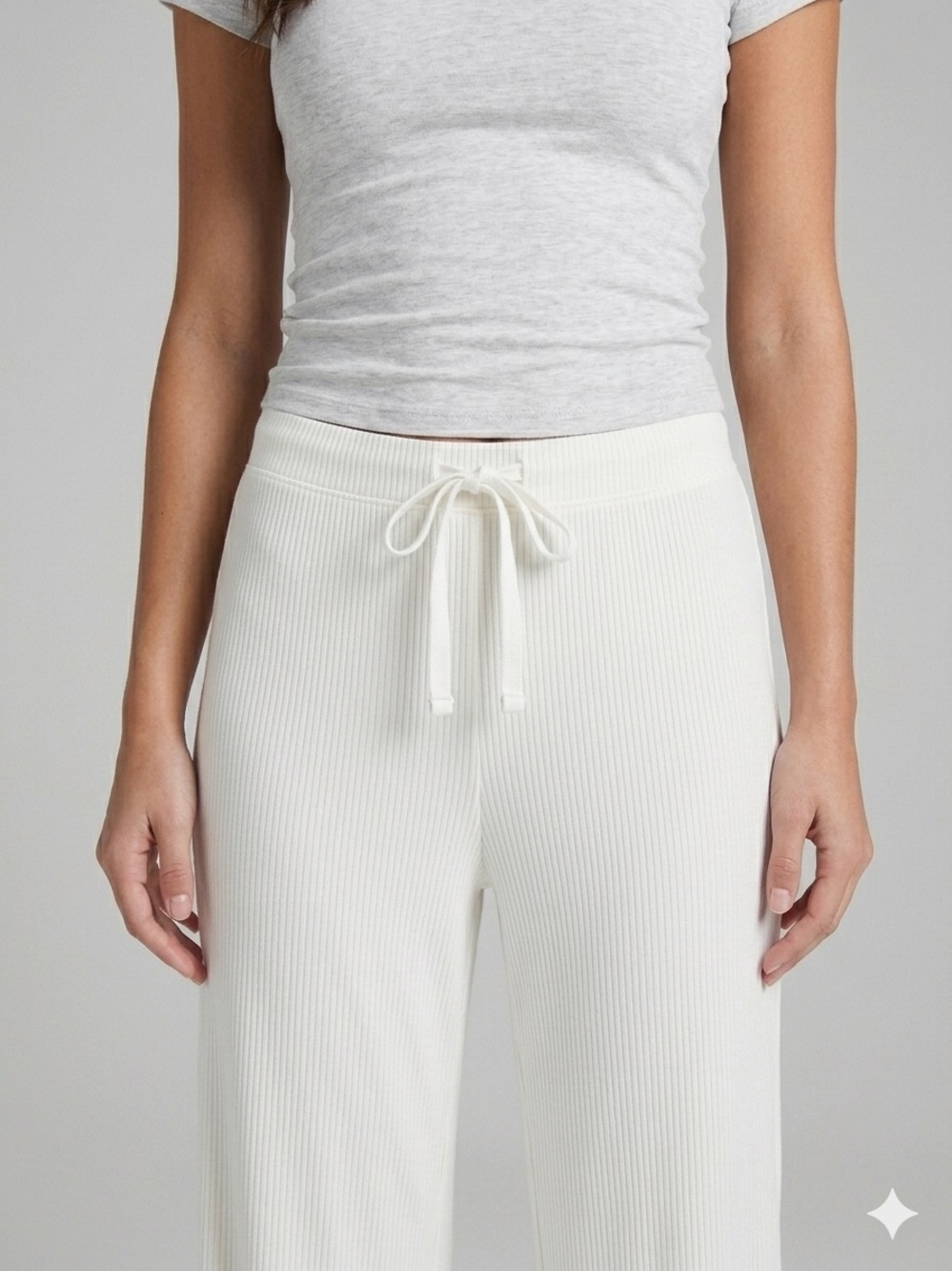 SKIMS Soft Ribbed Flowy Sleep Pants Color Way Marble Size Medium NEW - Picture 5 of 6